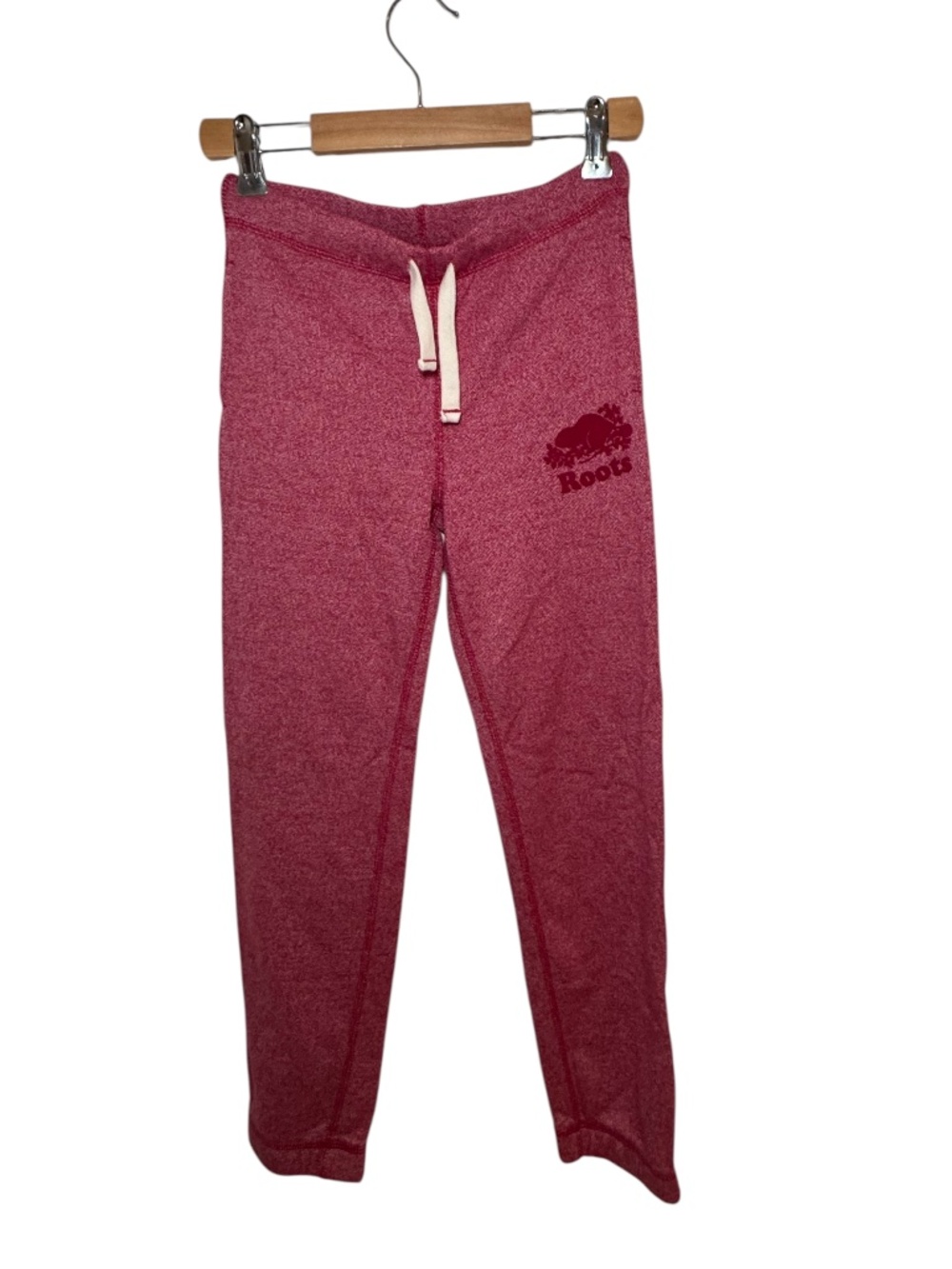 ROOTS pink sweat pants / joggers / loungewear - size 8